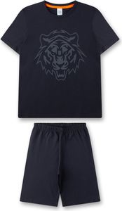 Sanetta Jungen Schlafanzug - Teens, kurz, Nachtwäsche, Pyjama, Baumwolle Dunkelblau 164 Sanetta Jungen Schlafanzug - Teens, kurz, Nachtwäsche, Pyjama, Baumwolle Dunkelblau 164