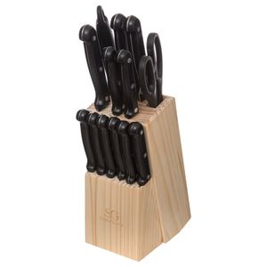 Block mit Messern, ein Küchenset, das alle grundlegenden Accessoires enthält, die benötigt werden, um in der Küche zu arbeiten - Secret de Gourmet