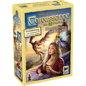 ASM Carcassonne - Burgfräulein und D.  HIGD0103 - Asmodee HIGD0103 - (Spielwaren / Brett-/Kartenspiele, Puzzle)