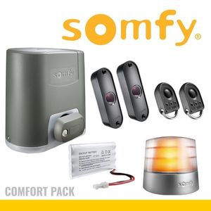 Somfy Elixo 500 3S RTS Comfort Pack Torantrieb Schiebetore per Funk