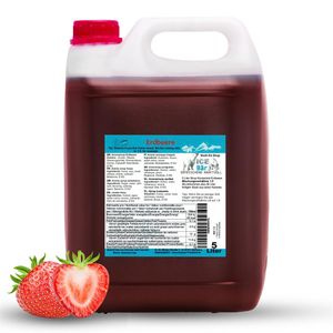 ICE BÄR Slush Sirup Konzentrat AZO FREI Erdbeere 5 Liter