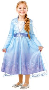 Frozen 2 Elsa Classic Die Eiskönigin Kinder Karneval Fasching Kostüm 128