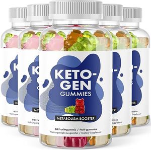 Ketogen Gummies | Keto Gummibärchen 60 Stück Inhalt pro Dose | Fruchtgummies | Metabolism Booster (5x)