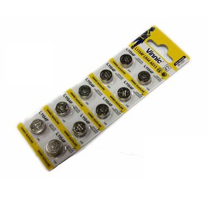 Vinnic Alkaline Knopfbatterie Mini G13/Ag13/Lr44 Blister mit 10 Batterien L1154F