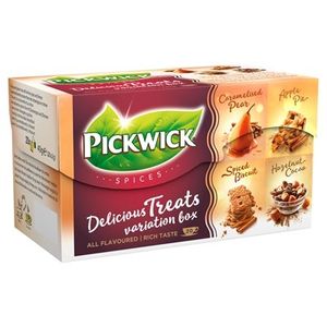 Pickwick Delicious Treats Variationsbox Schwarzer Tee 20 x 1,5g