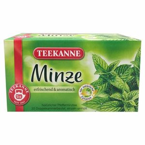 Teekanne Minze Pfefferminztee mit 20 verpackte Doppelkammerbeutel 45g