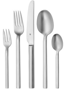 WMF Alteo Besteckset 12 Personen, 60-teilig, Monobloc-Messer, Cromargan Edelstahl mattiert, spülmaschinengeeignet