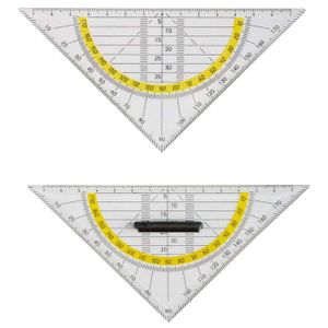 Geodreiecke - 2er Set - 2x 14 cm