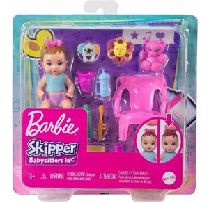 Barbie Skipper Babysitters Inc. HJY29, Malá bábika, Žena, 3 rok / roky, Dievča, Viacfarebný