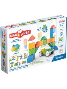 Geomag Spielwaren Geomag Magicube 4 Shapes Recycled World 32 Teile Magnetbaukästen Konstruktionspielzeug plahap1222