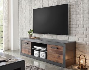 Villa Hauswerk Lowboard Brooklyn Industrial braun 153  x 51  x 43  cm 9MDMBR31