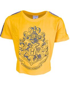 T-Shirt Harry Potter Crop Top mit Glitzer Gelb 158 cm