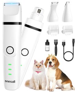 Oneisall – 4 in 1 Schermaschinen N12 für Hunde und Katzen