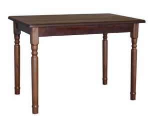 Tisch II aus massivem Kiefernholz in der Farbe Nuss 90 x 60 cm