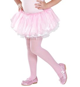 Tutu Ballett-Rock für Kinder Petticoat rosa-weiss