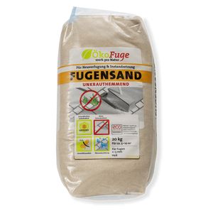 ÖKO FUGE Fugensand ®, Körnung:1 - 5, Verpackungseinheit:20 kg, Farbe:Beige
