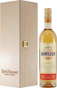 Bonfleur Wein Aperitif mit Geschenk-Holzkiste