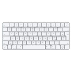 Apple Magic, 60%, Verkabelt & Kabellos, USB + Bluetooth, Aluminium, Weiß