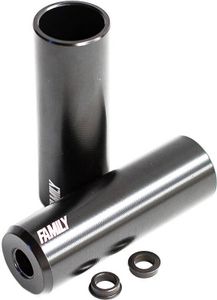 Family Alloy 2-Pack BMX Pegs Schwarz