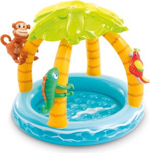 INTEX 58417NP - Planschbecken - Tropical Island Babypool (102x86cm) Kinderplanschbecken