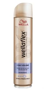 Wellaflex, 2nd Day Volume Extra Strong Hold Lakier do włosów, 250 ml