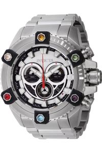 Invicta Coalition Forces 46658 Herren armbanduhr - Quarzuhrwerk - Edelstahl mit silbernen zifferblat - 56mm