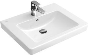 Villeroy & Boch Waschbecken Subway 2.0 71136G 600x470mm Rechteck Weiß Alpin