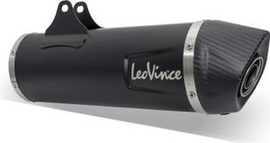 LeoVince 14072U Čierny násuvný výfuk pre GAS GAS SM 700