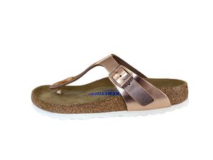 Birkenstock GIZEH NL - Dámska obuv Slides - wb-metallic-copper, Veľkosť:39 EU
