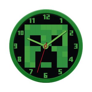 Minecraft Zombie Kopf Analoguhr Wanduhr