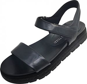 Marco Tozzi Damen Sandalette in Schwarz, Größe 39