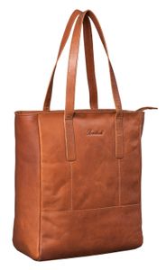 Benthill Damen Shopper Leder - Ladies Bag Beutel aus echtem Rindsleder - Große Vintage Umhängetasche - Schulterbeutel / Schultertasche - Weiche Handtasche