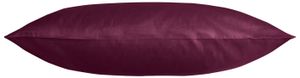 Kissenbezug Edel-Satin Unifarben: Luxuriöser Satin-Bezug aus 100 % Baumwolle – 40x80 cm / brombeer