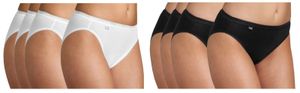Sloggi Basic+ Tai Damen Slips 4er Pack Premium Comfort, Größe:38, Farbe:White 0003