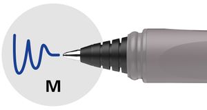 Schneider graphite Tintenroller graphit-metallic 0,5 mm, Schreibfarbe: blau