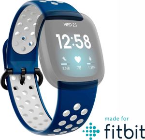 hama Sportarmband für Fitbit Versa 3/4/Sense (2), in Dunkelblau