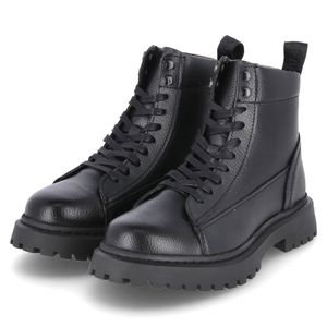 Tommy Jeans męskie buty za kostkę / sznurowane buty TJM WARM LINING BOOT czarna gładka skóra rozmiar: 46