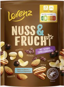Lorenz Studentenfutter Nuss & Frucht mit Schoko-Espressobohnen 100,0 g