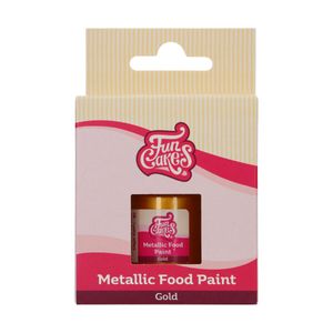 FunCakes FunColours Metallic Food Paint Gold 30 ml