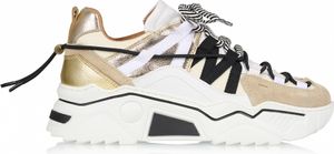 DWRS The label - DWRS-Sneaker ORION metallic Sand / Champgane - 38 EU - Beige