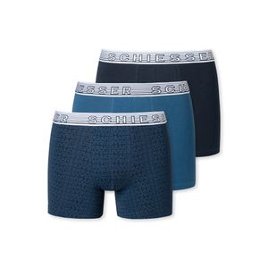 Schiesser 3er Pack Teens Boys 95/5 Organic Cotton Retro Short / Pant Rundumlaufendem Logo-Schriftzug am Gummibund, Bequeme Passform, Elastische Single-Jersey-Qualität