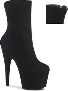 ADORE-1042 Damen Booties von Pleaser, Schwarz EU 35, US 5
