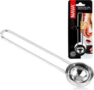 NAVA Kaffeemesslöffel Kaffeemaßlöffel Kaffeedosierlöffel Kaffeelöffel aus Edelstahl ACER 15 cm