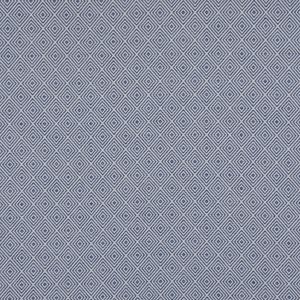 Outdoorstoff Polyacryl Jacquard Teflonbeschichtung Rauten blau creme 1,40m Breite
