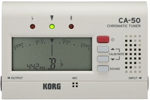 Korg CA-50 - chromatisches Stimmgerät - weiß