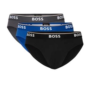 HUGO BOSS Herren Slips aus Stretch Baumwolle im Dreierpack Mix/487 XL