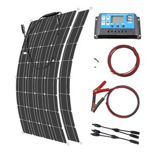 Solárny panel, flexibilný, vodotesný, 200W solárna súprava