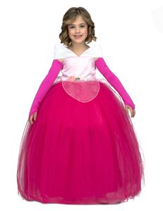 Prinzessin-Kostüm für Mädchen Ballkleid Faschingskostüm pink
