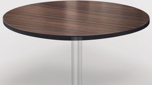 COMPACT | HPL Bistro Tischplatte | Ø80cm | Walnuß | Gastro HPL Tischplatte