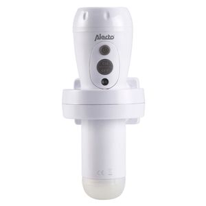 Alecto ATL-110 - Aufladbare LED-Taschenlampe/LED-Nachtlicht mit Sensor, Weiß